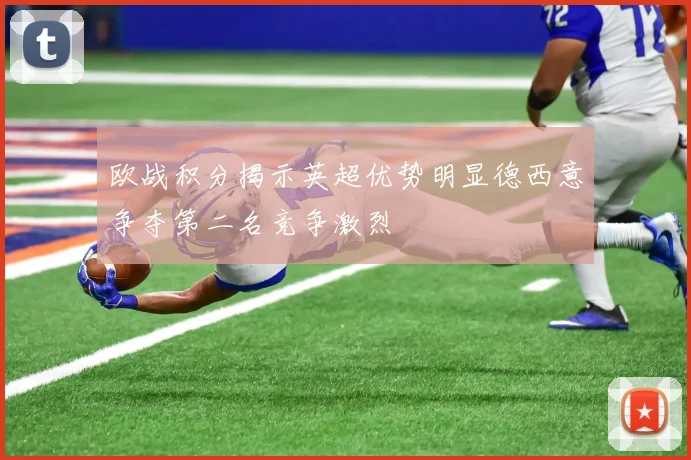 欧战积分揭示英超优势明显德西意争夺第二名竞争激烈